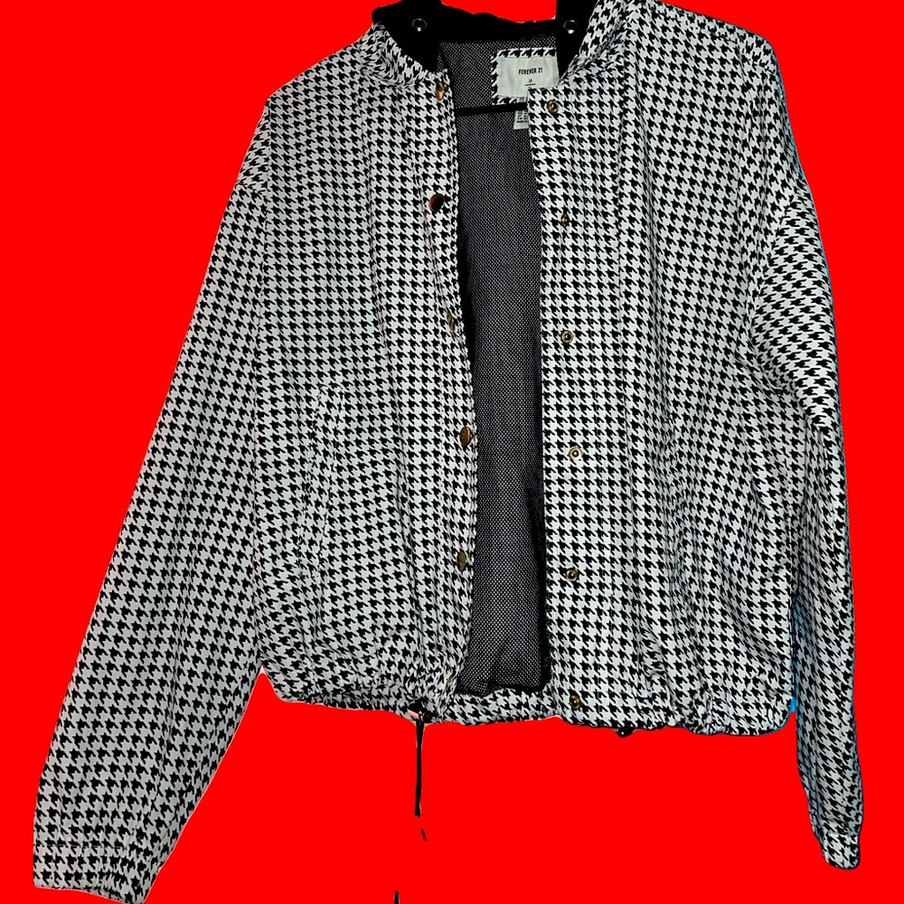 FOREVER 21 VINTAGE B&W JACKET